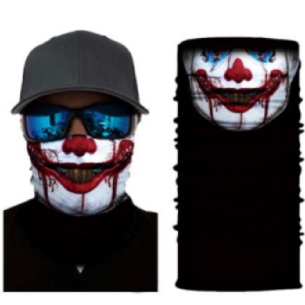 Halloween Mask Neck Gaiter New